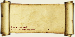 Isidora Jovović vizit kartica